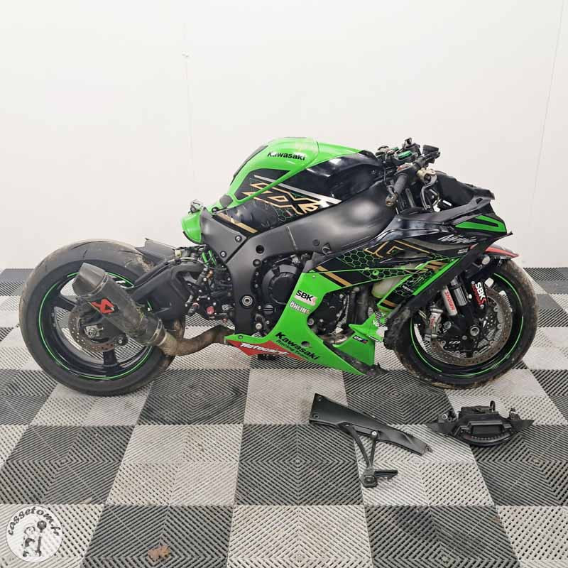 KAWASAKI ZX-10R 998 2020 accidentée - La Casse de l'Oncle Tom