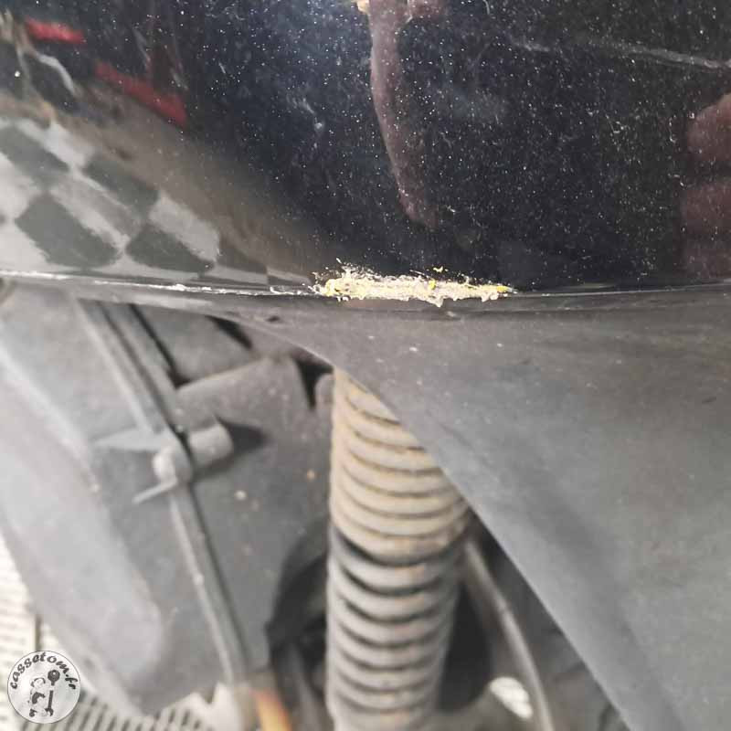 Honda CB 500 2013 accidentée - La Casse de l Oncle Tom