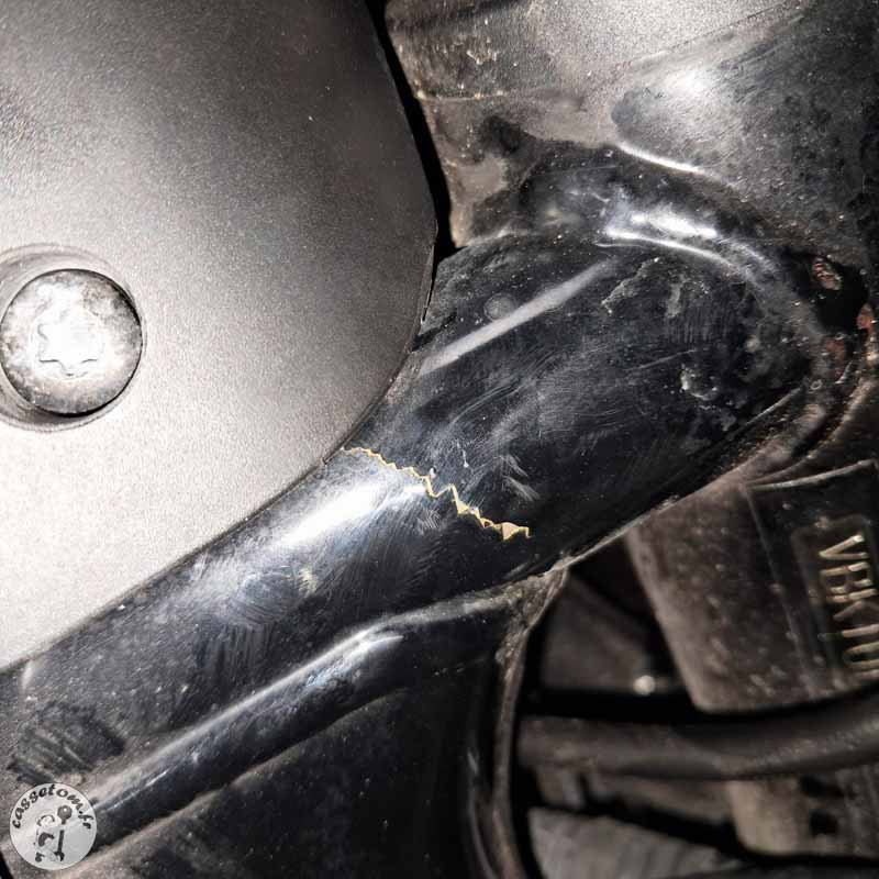 K.T.M. 790 DUKE 2018 accidentée - La Casse de l Oncle Tom