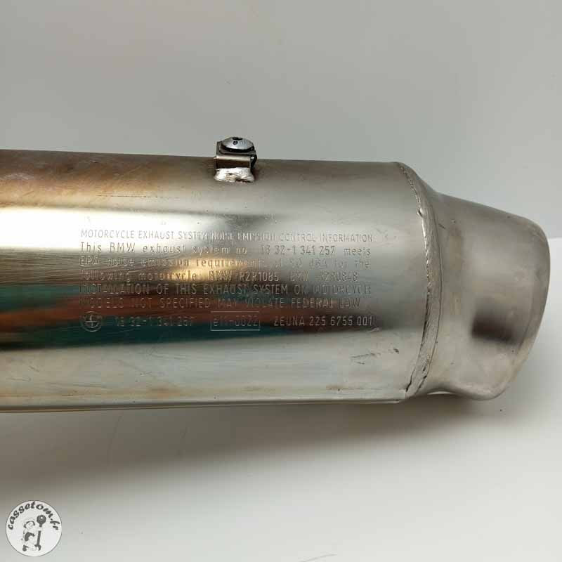 Silenceiux avec catalyseur  Bmw 1100 r gsk 1996 - Cassetom - Nos pieces motos