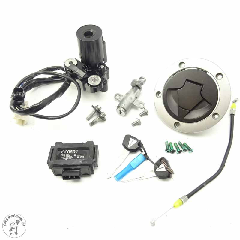 Kit serrures Kawasaki 1000 z 2011 - Cassetom - Nos pieces motos