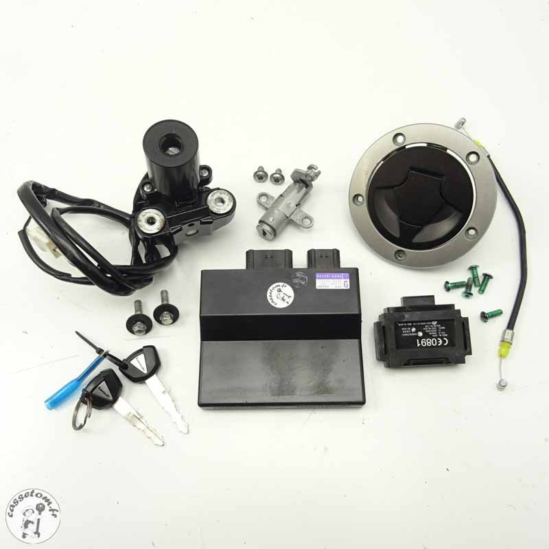 Kit serrures Kawasaki 1000 z 2011 - Cassetom - Nos pieces motos