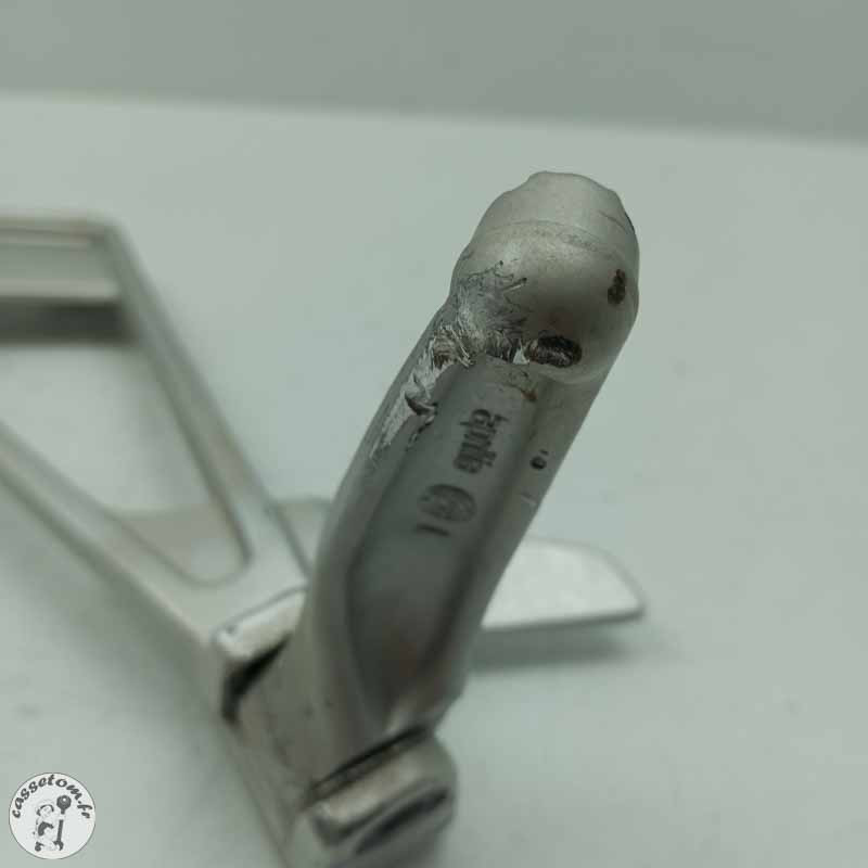 Platine arrière avec repose pied gauche  Aprilia 660 RS 2024 - Cassetom - Nos pieces motos