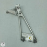 Platine arrière avec repose pied droit  Aprilia 660 RS 2024 - Cassetom - Nos pieces motos