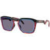 Lunettes de soleil OAKLEY HSTN SQ Polished Black - verres Prizm Sapphire Alt