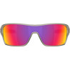 Lunettes de soleil OAKLEY Turbine Rotor Matte Trans Grey Ink - verres Prizm Road
