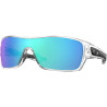 Lunettes de soleil OAKLEY Turbine Rotor Polished Clear - verres Prizm Sapphire