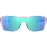 Lunettes de soleil OAKLEY Turbine Rotor Polished Clear - verres Prizm Sapphire