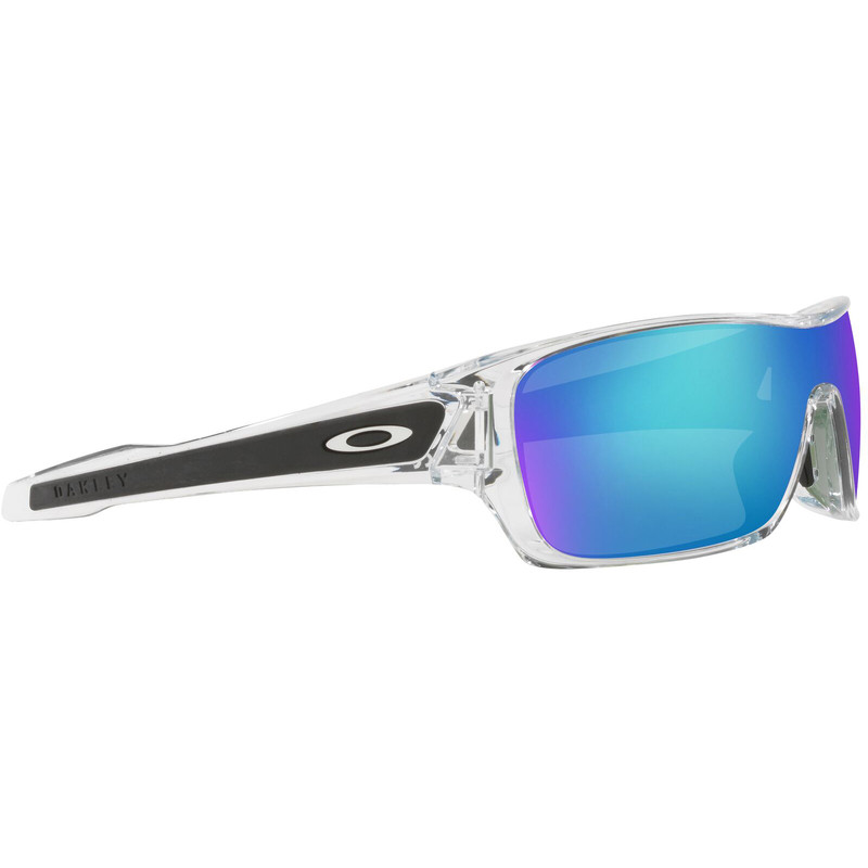 Lunettes de soleil OAKLEY Turbine Rotor Polished Clear - verres Prizm Sapphire