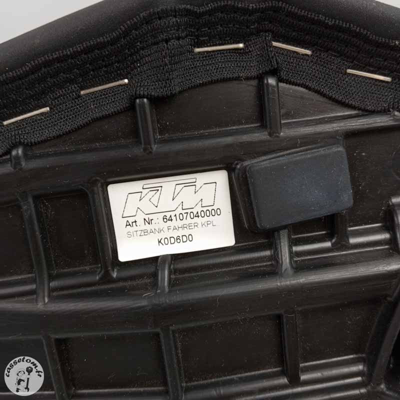 Selle pilote  Ktm 890 duke 2021 - Cassetom - Nos pieces motos