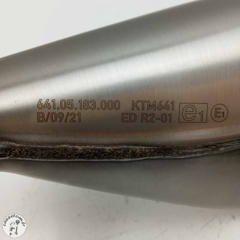 Silencieux  Ktm 890 duke 2021 - Cassetom - Nos pieces motos