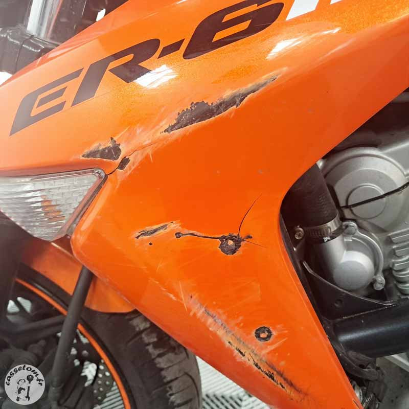 KAWASAKI ER-6N 649 2007 accidentée - La Casse de l Oncle Tom