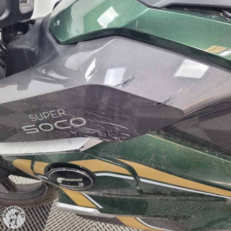 SUPER SOCO TC 2023 accidentée - La Casse de l Oncle Tom
