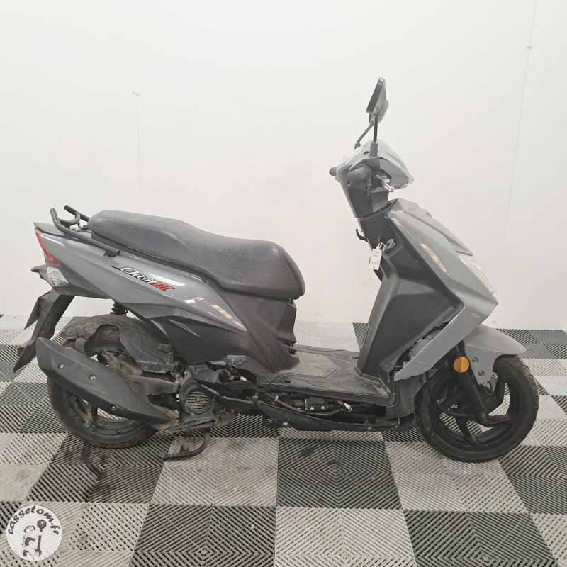 SYM ORBIT II 490 2021 accidente - La Casse de l Oncle Tom
