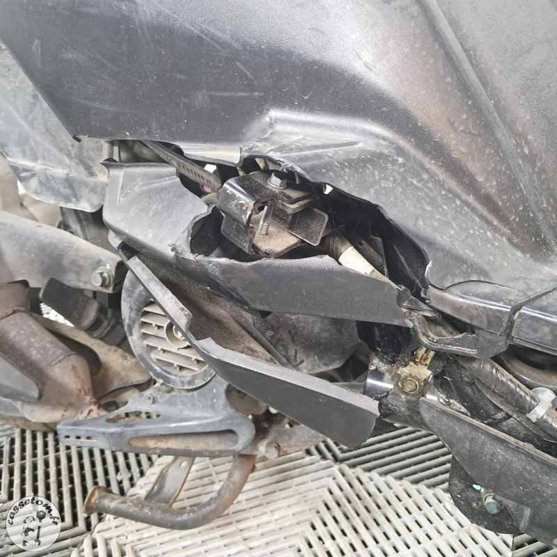SYM ORBIT II 490 2021 accidente - La Casse de l Oncle Tom