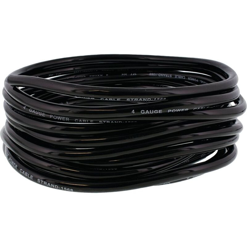 Câble de batterie en rouleau ALL BALLS 25 pieds (7,6 m) - noir