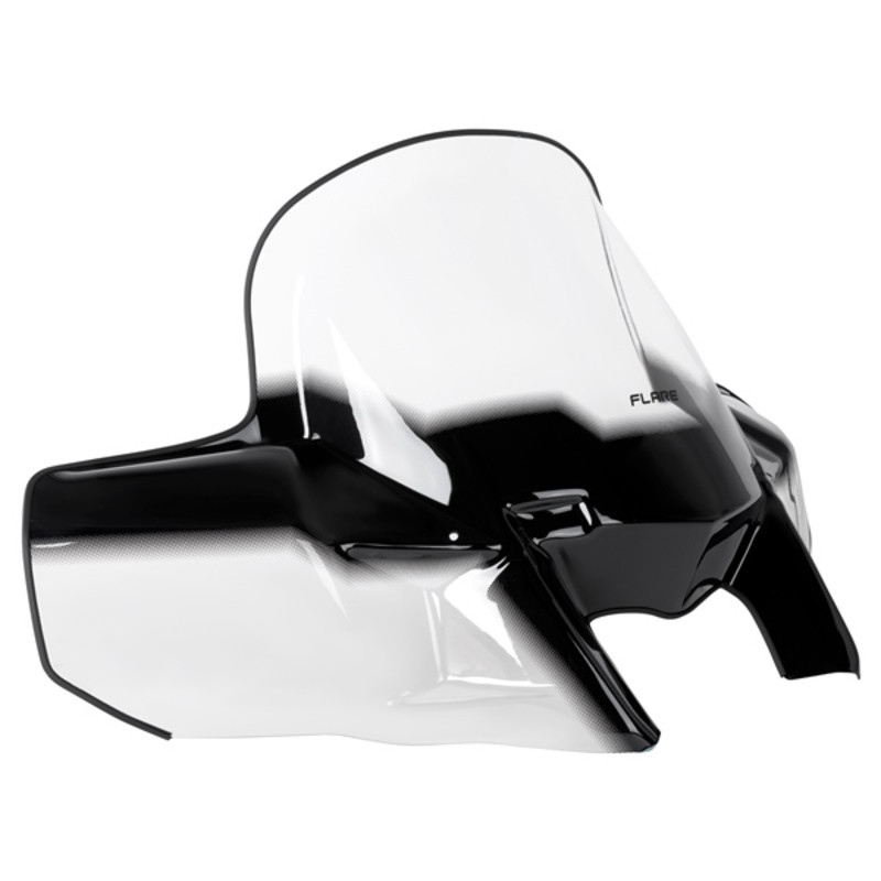 Pare-brise KIMPEX GEN 3 fixe - transparent/noir