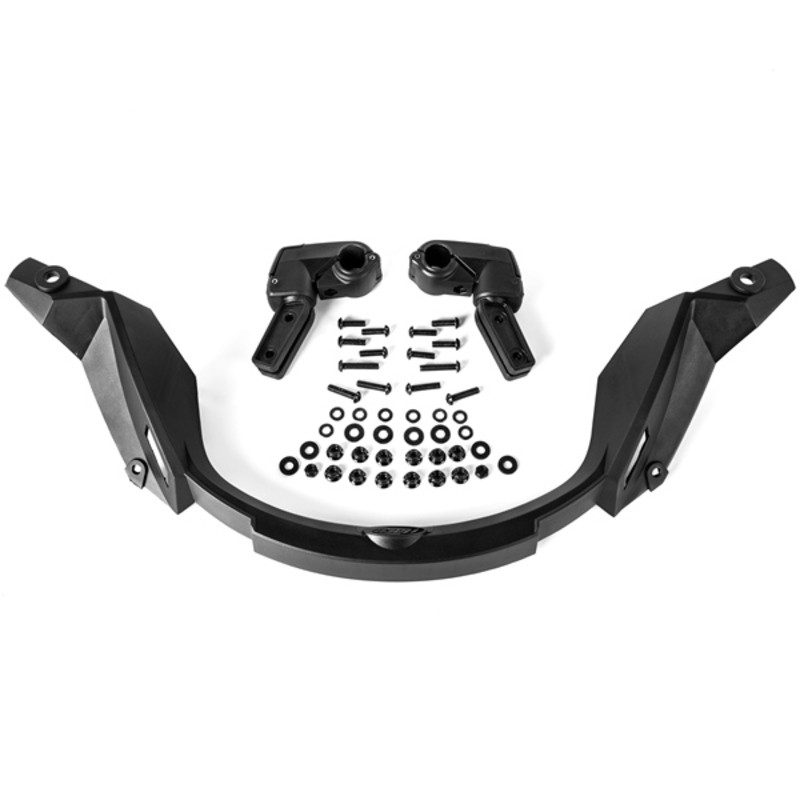 Pare-brise KIMPEX GEN 3 fixe - transparent/noir