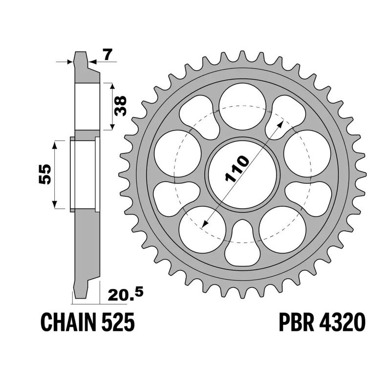 Couronne PBR acier renforcé - 520