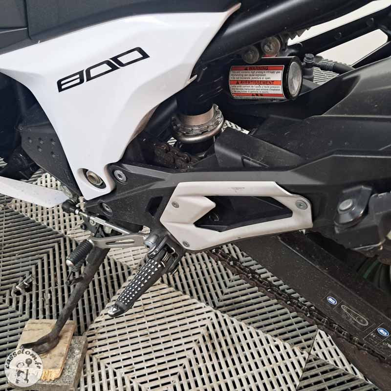 KAWASAKI Z800 806 2015 accidentée - La Casse de l Oncle Tom