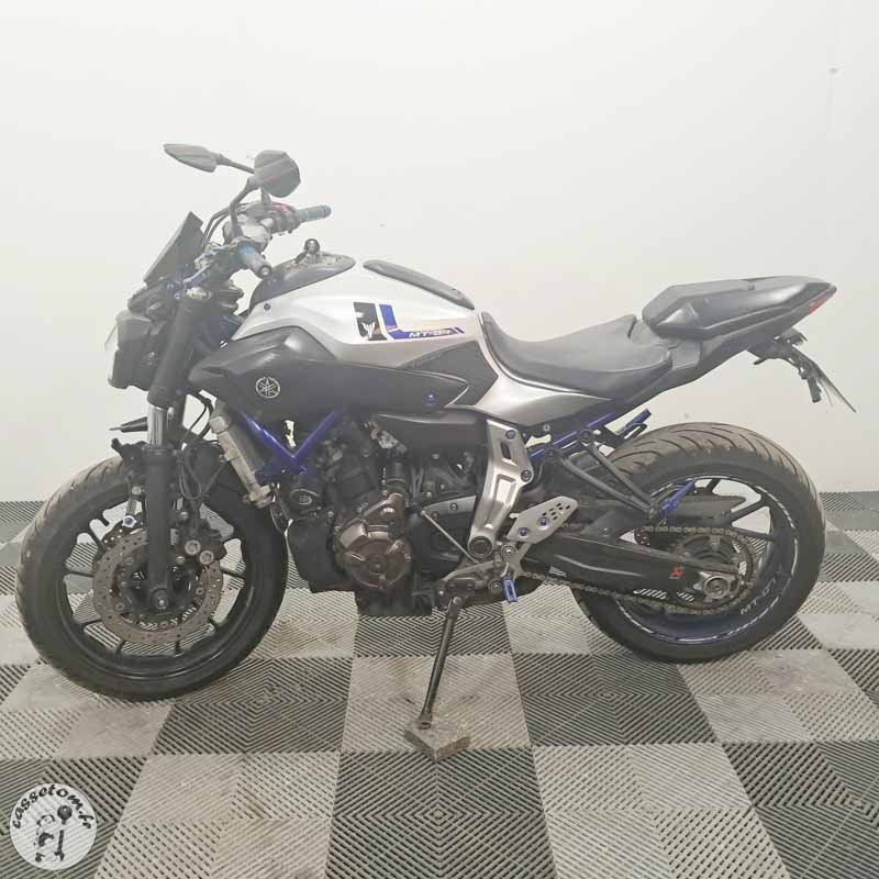 YAMAHA MT-07 689 2017 accidentée - La Casse de l Oncle Tom