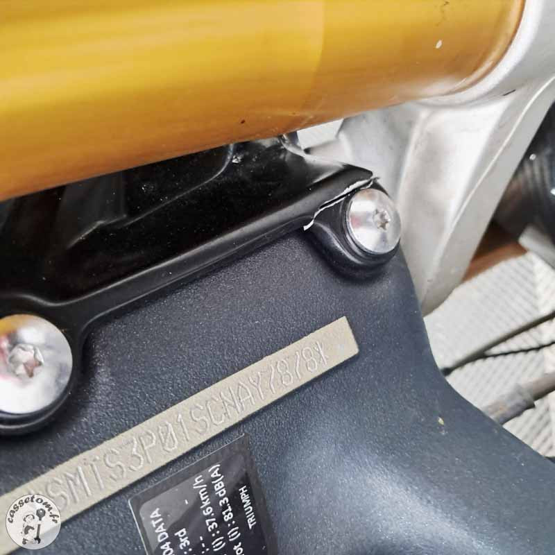 TRIUMPH SPEED TRI 1159 2022 accidentée - La Casse de l Oncle Tom