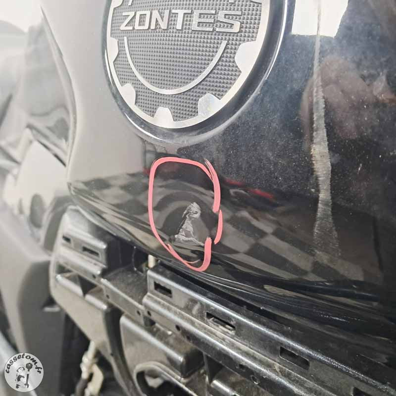 ZONTES ZT125 124 2025 accidentée - La Casse de l Oncle Tom