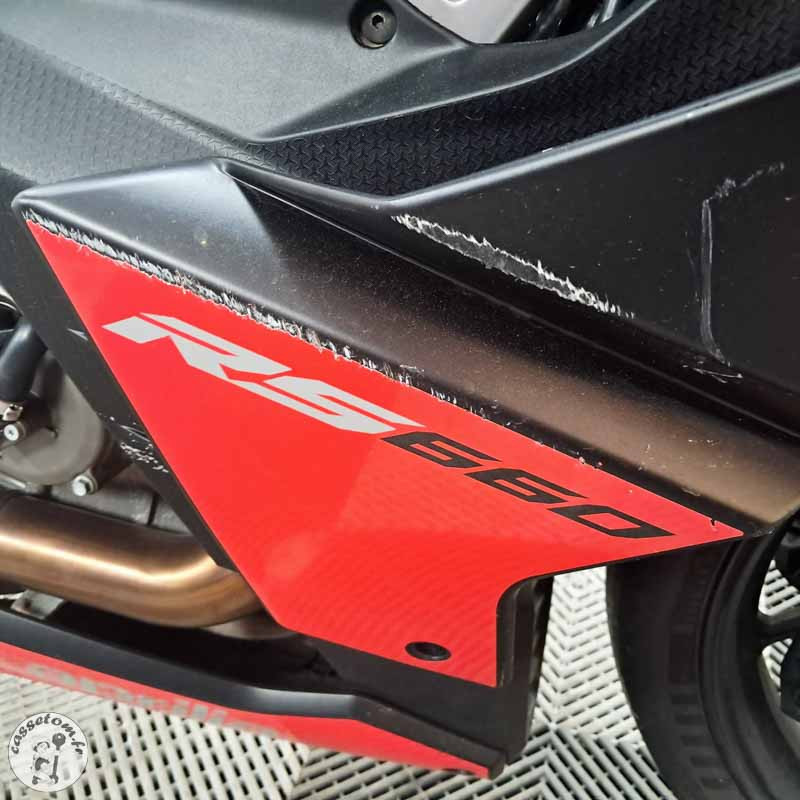 APRILIA RS 660 2024 accidentée - La Casse de l Oncle Tom