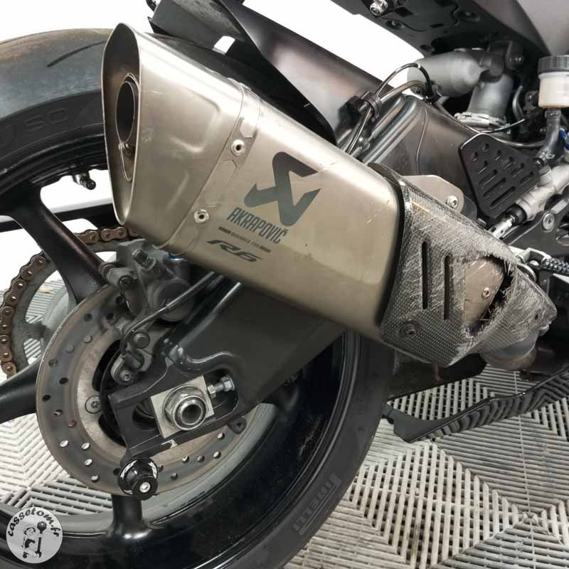 YAMAHA YZFR6 599 2019 accidentée - La Casse de l Oncle Tom