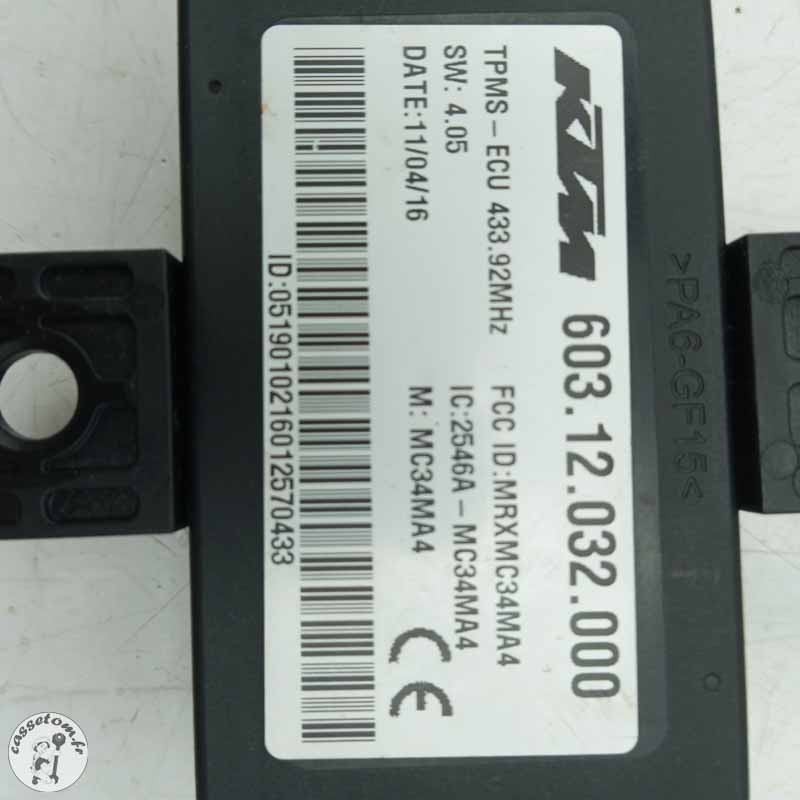 Boitier pression pneumatique  Ktm 1290 super duck gt 2017 - Cassetom - Nos pieces motos