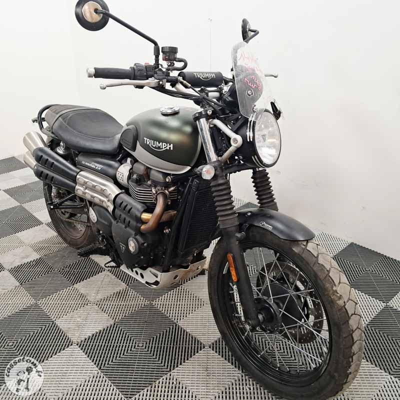 TRIUMPH STREETSCR 900 2020 accidentée - La Casse de l Oncle Tom