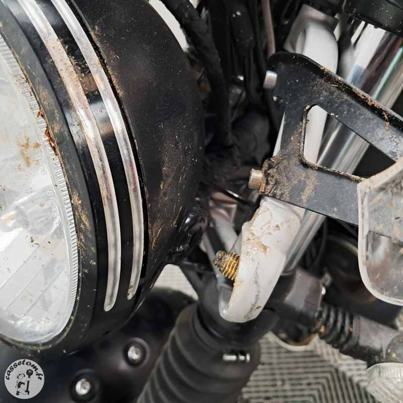 TRIUMPH STREETSCR 900 2020 accidentée - La Casse de l Oncle Tom