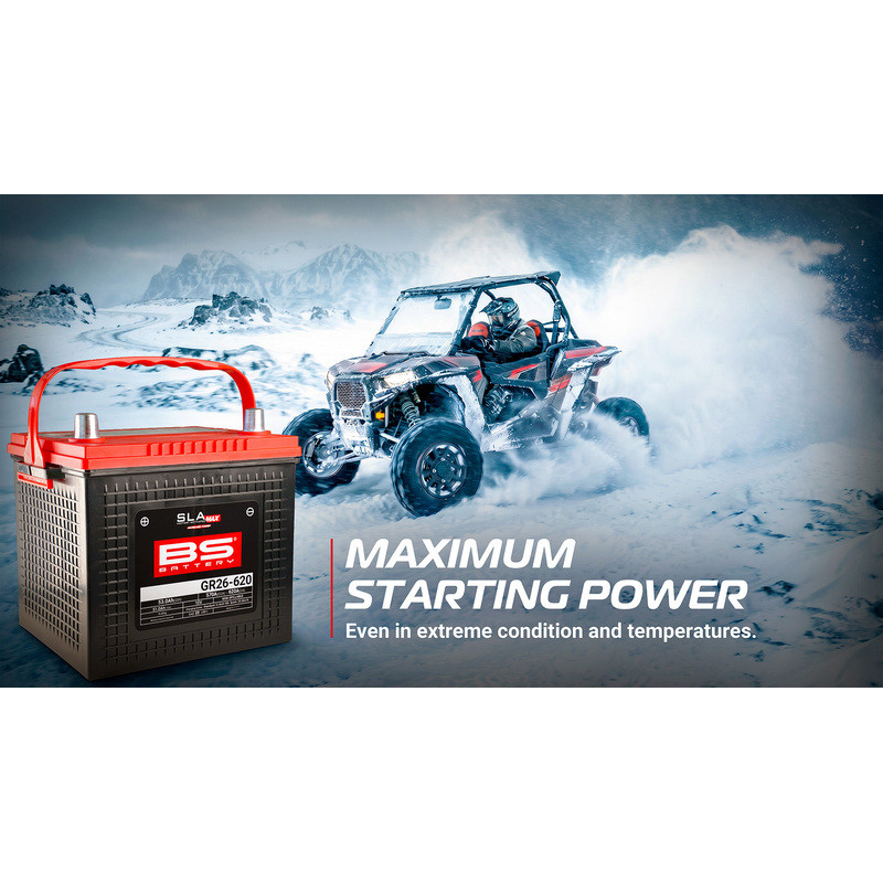Batterie BS BATTERY SLA Max sans entretien activée usine - GR26-620