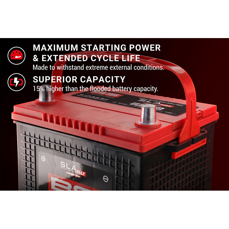 Batterie BS BATTERY SLA Max sans entretien activée usine - GR26-620