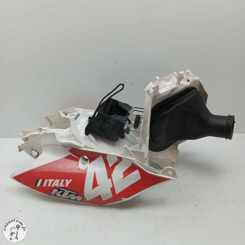 Boitier de filtre à air + carénage Ktm 250 exc 2012 - Cassetom - Nos pieces motos