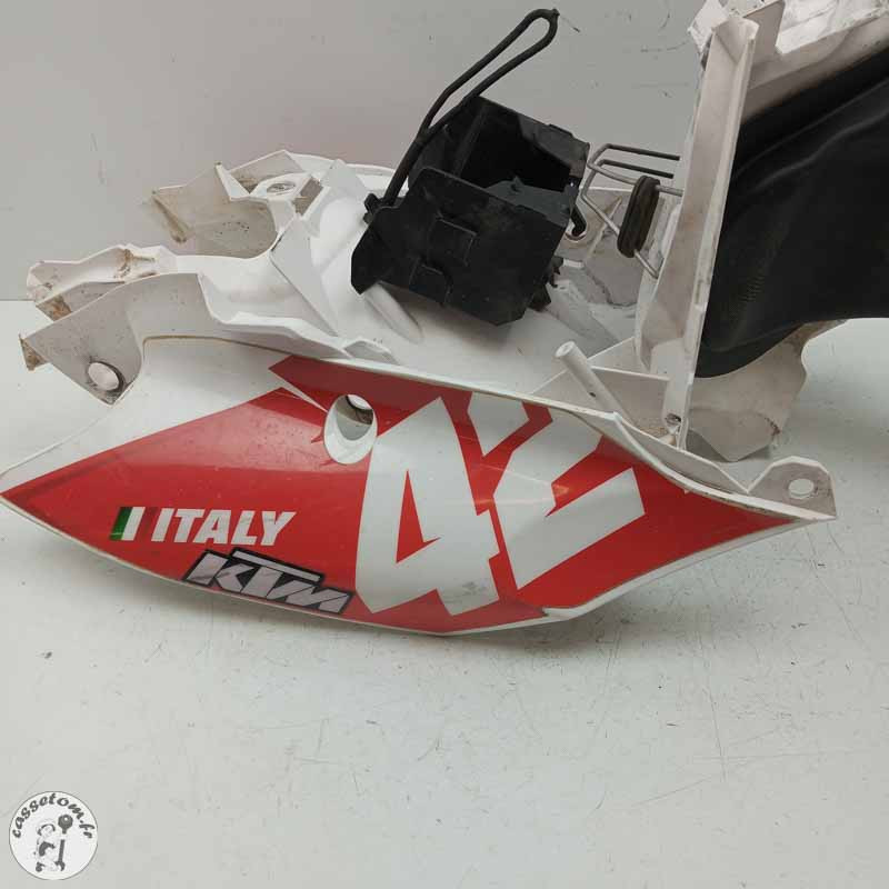 Boitier de filtre à air + carénage Ktm 250 exc 2012 - Cassetom - Nos pieces motos