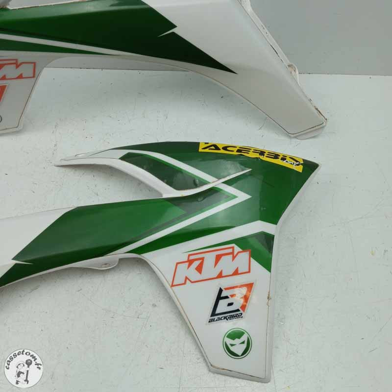 Carénage ouie avant gauche et droit  Ktm 250 exc 2012 - Cassetom - Nos pieces motos