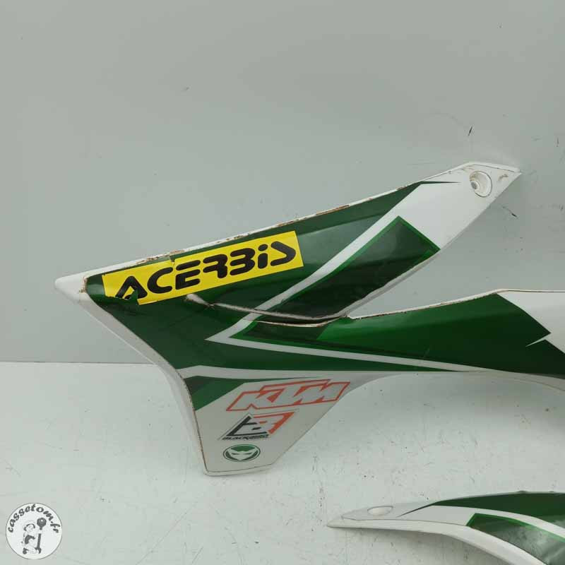 Carénage ouie avant gauche et droit  Ktm 250 exc 2012 - Cassetom - Nos pieces motos