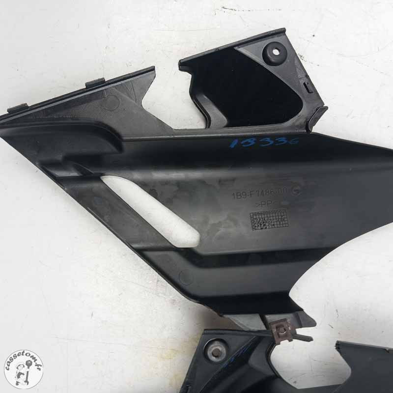Caches sous reposes pieds droit et gauche  Yamaha 125 x max 2008 - Cassetom - Nos pieces motos