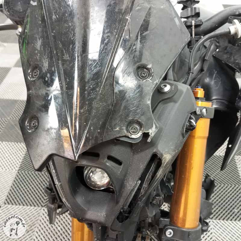YAMAHA MT-09 890 2021 accidentee - La Casse de l Oncle Tom