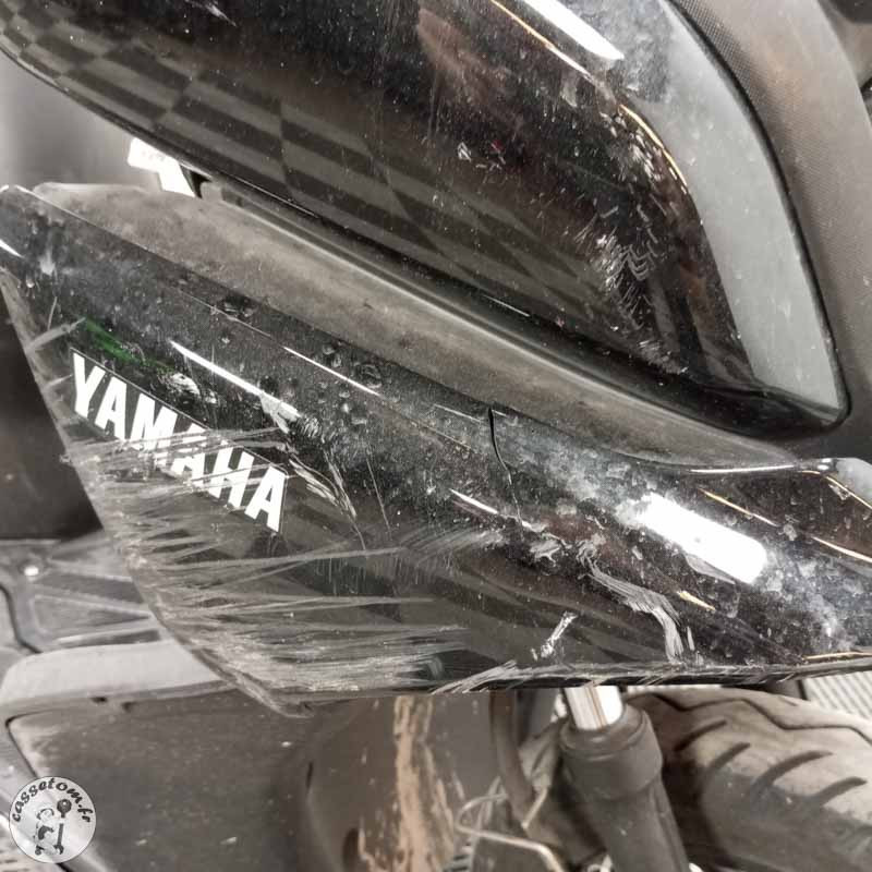 YAMAHA RAYZR 124 2025 accidenté - La Casse de l Oncle Tom
