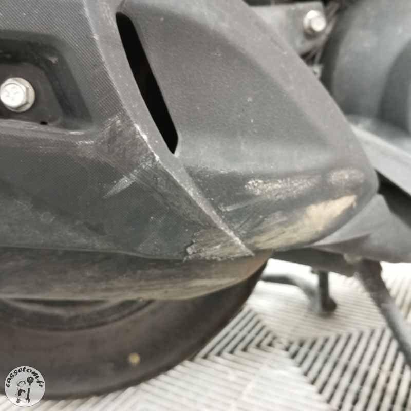 YAMAHA RAYZR 124 2025 accidenté - La Casse de l Oncle Tom