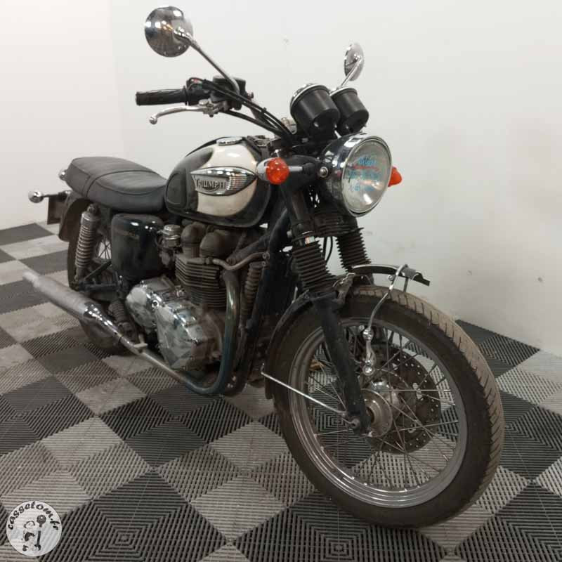 TRIUMPH BONNEVILLE T100 865 2007 accidentée - La Casse de l Oncle Tom