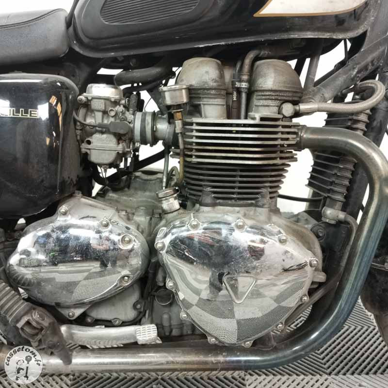 TRIUMPH BONNEVILLE T100 865 2007 accidentée - La Casse de l Oncle Tom