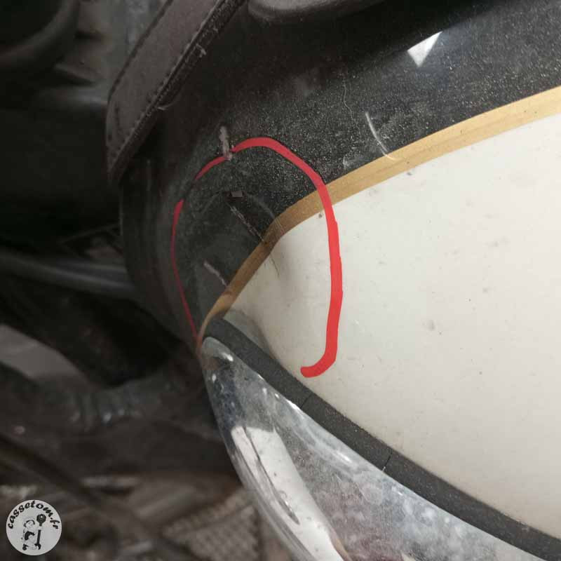 TRIUMPH BONNEVILLE T100 865 2007 accidentée - La Casse de l Oncle Tom