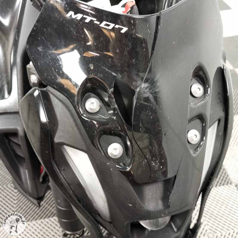YAMAHA MT-07 689 2021 accidentée - La Casse de l Oncle Tom