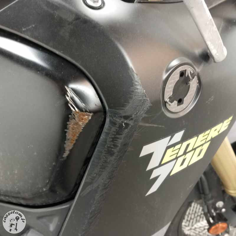 YAMAHA XTZ690 689 2021 accidentée - La Casse de l Oncle Tom
