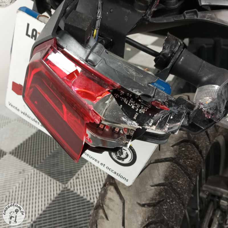 YAMAHA XTZ690 689 2021 accidentée - La Casse de l Oncle Tom