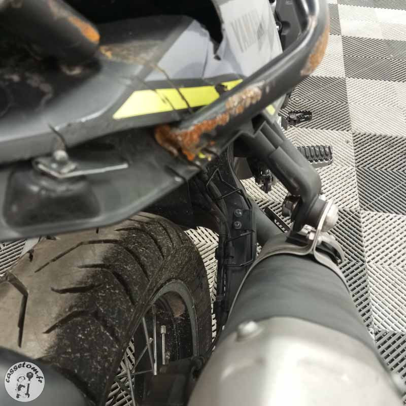 YAMAHA XTZ690 689 2021 accidentée - La Casse de l Oncle Tom