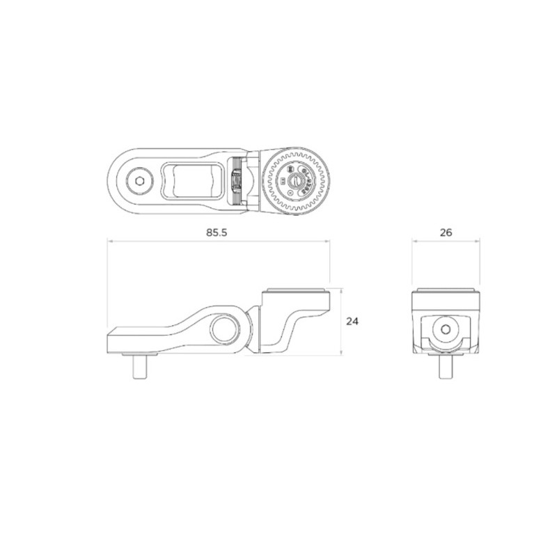 Support de smartphone moto QUAD LOCK PRO fixation guidon